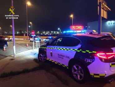 Guardia Civil Tráfico alcohol