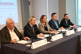 APEC, la Junta CLM, Fundación Hercesa y Fundación Laboral de la Construcción unidos para lanzar este proyecto que une la educación y la empresa. APEC Formación profesional