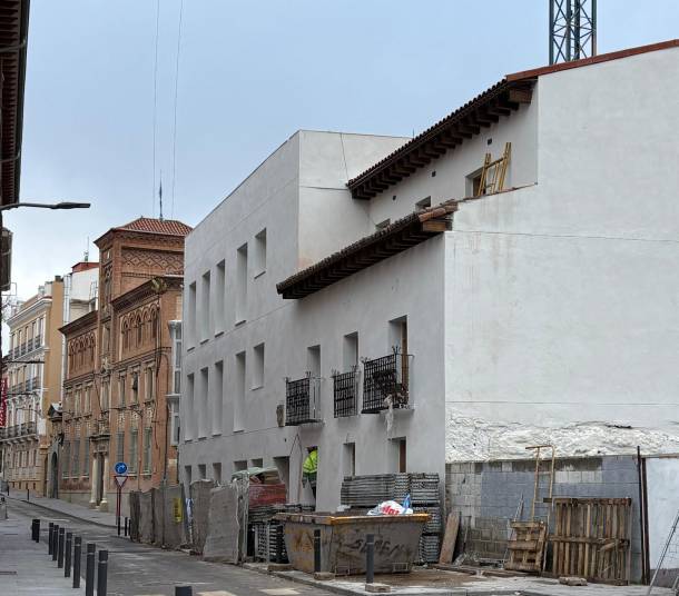 Imagen de este lunes de la casa del cuento y el museo de Carlos Santiesteban/ GU Diario casa del cuento obras 10 marzo 1