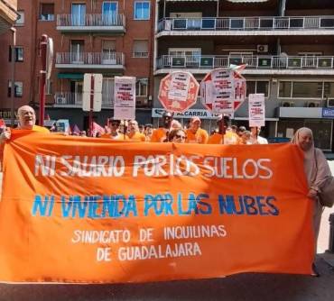 Manifestación Sindicato de Inquilinos Gustavo Rioja 1 1