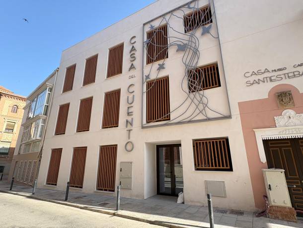 Imgen exterior del edificio ya terminado/ Gu Diario casa del cuento museo santiesteban