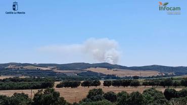 Incendio Robledillo de Mohernando Foto Infocam