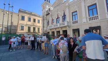 Casas del Rey manifestación contra Scalextric 1